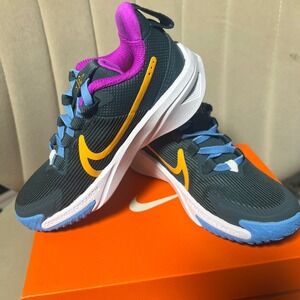 Nike Star Runner 4 Kids Shoes Dark Stucco Laser Orange DX7614-300 Mens 11C